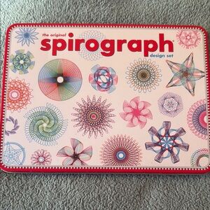 Spirograph Design Set with Colorful Patterns
